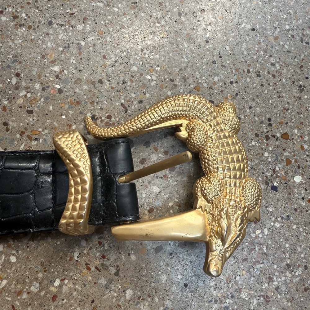 Faux Alligator belt